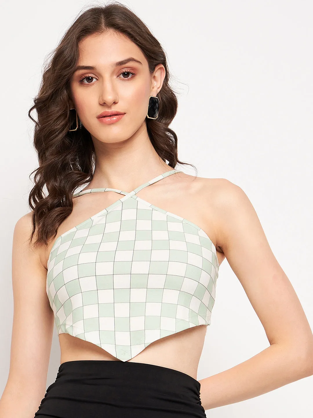 Camla Barcelona Green Top