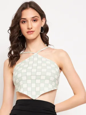 Camla Barcelona Green Top