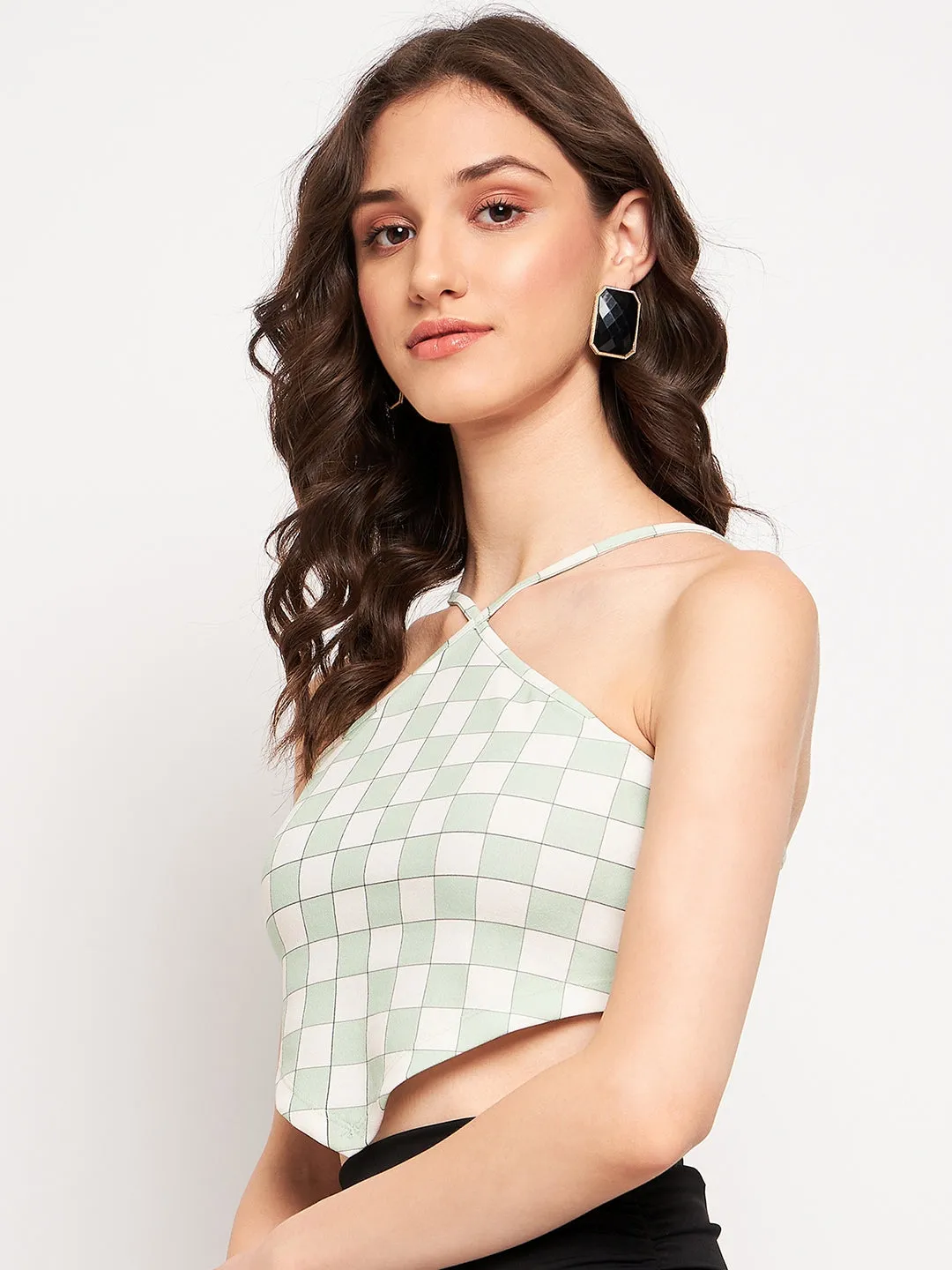 Camla Barcelona Green Top