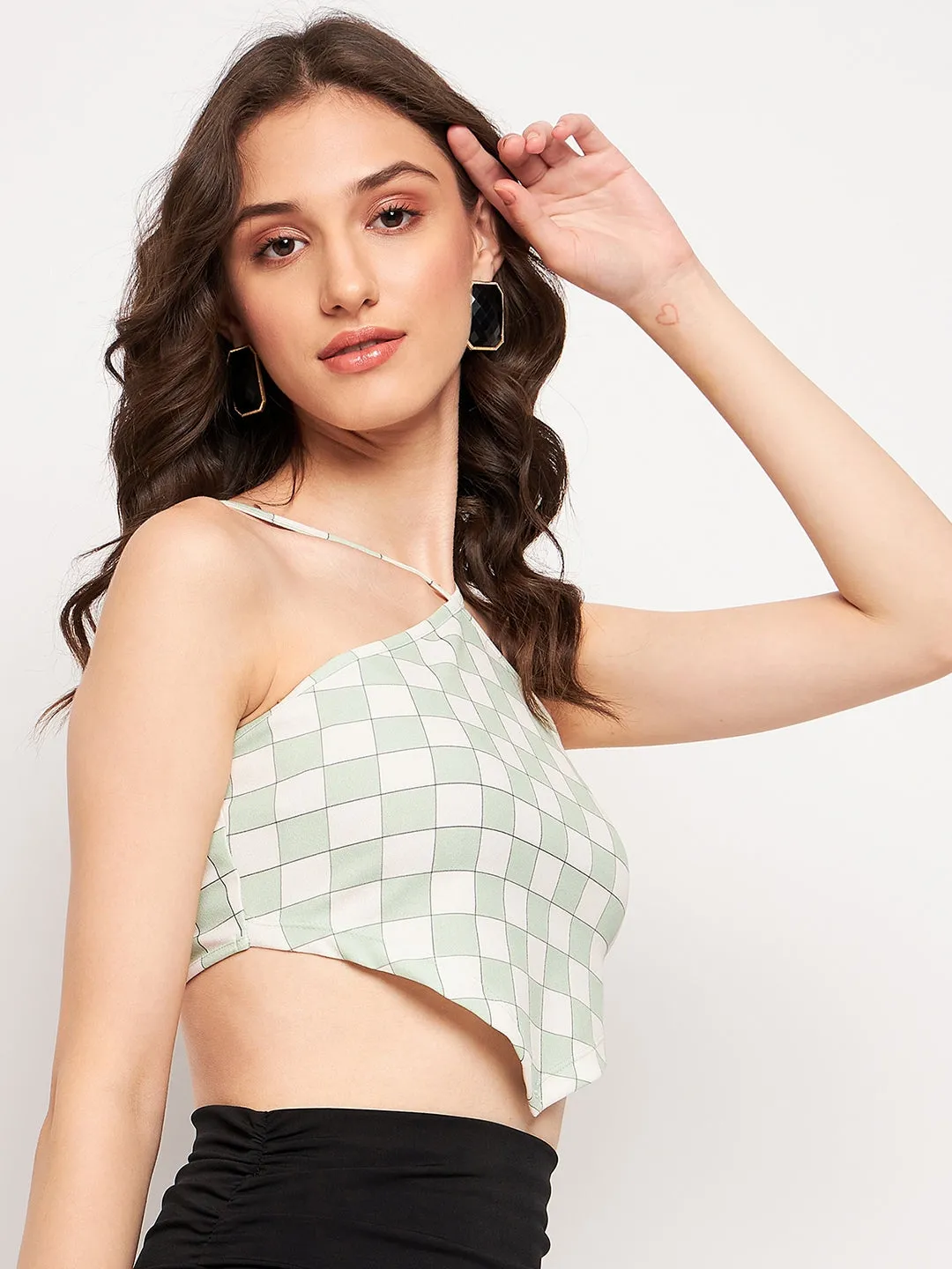 Camla Barcelona Green Top