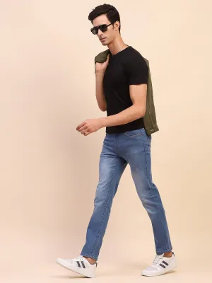 Camla Barcelona Whiskered Straight Blue Cotton Denim