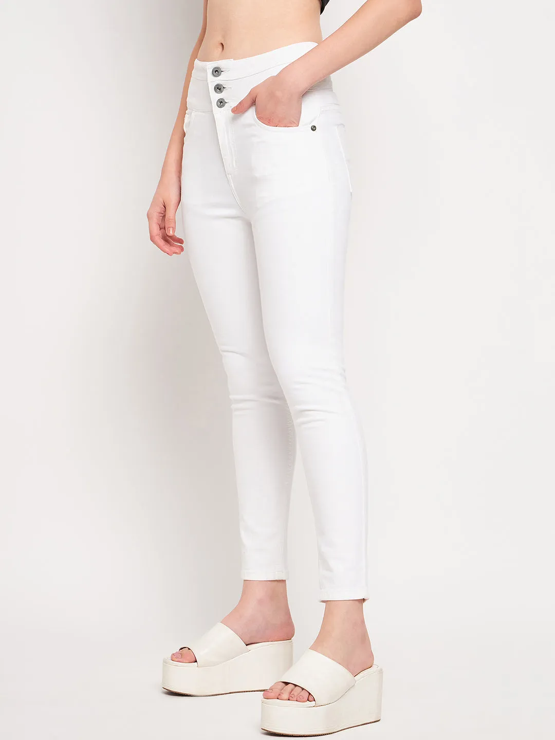 Camla Barcelona White Denim