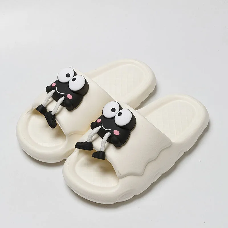 Cartoon Frog Slippers