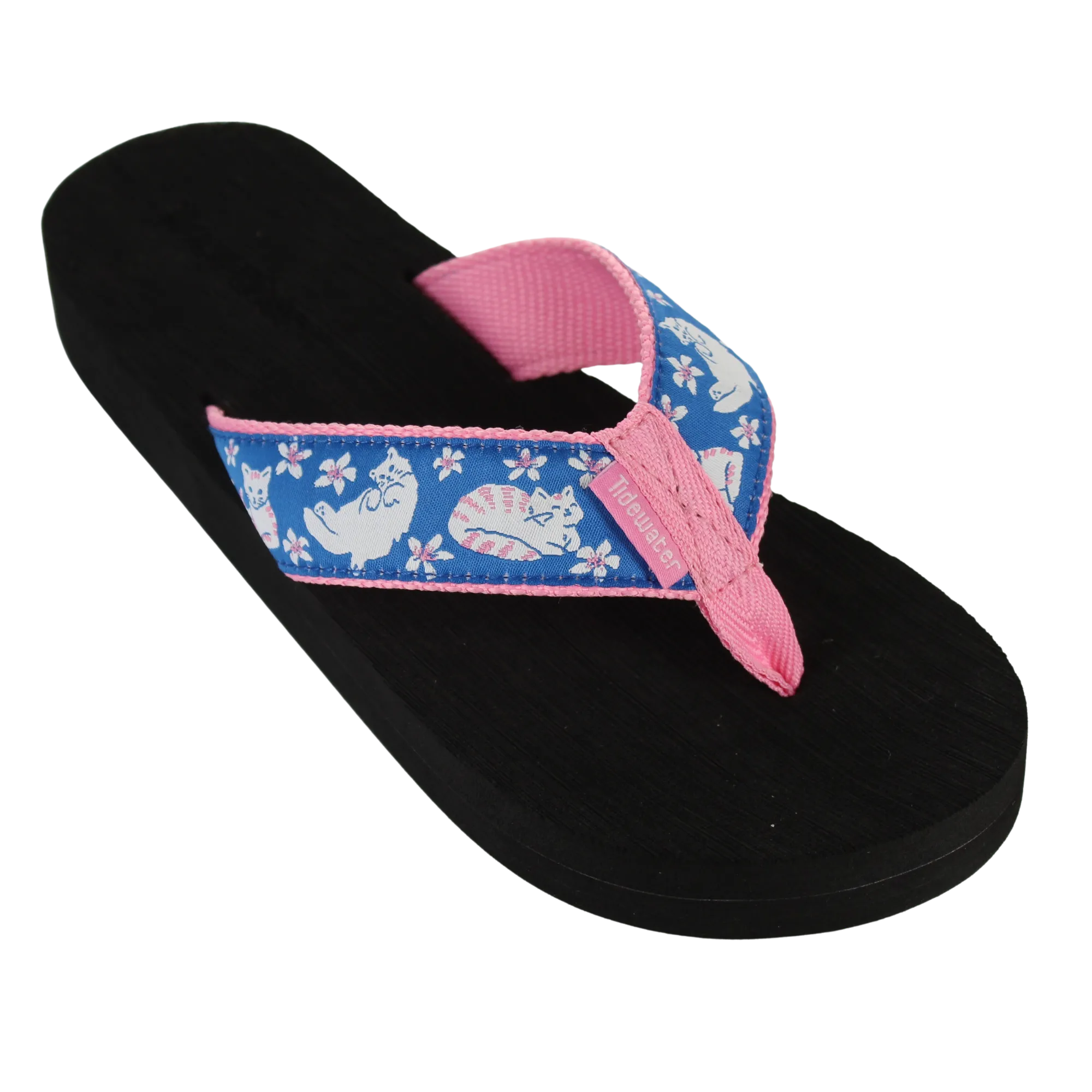 Cat Print Comfort Flip Flops