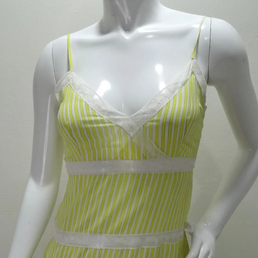 Chanel Yellow Striped Dress circa SS19
