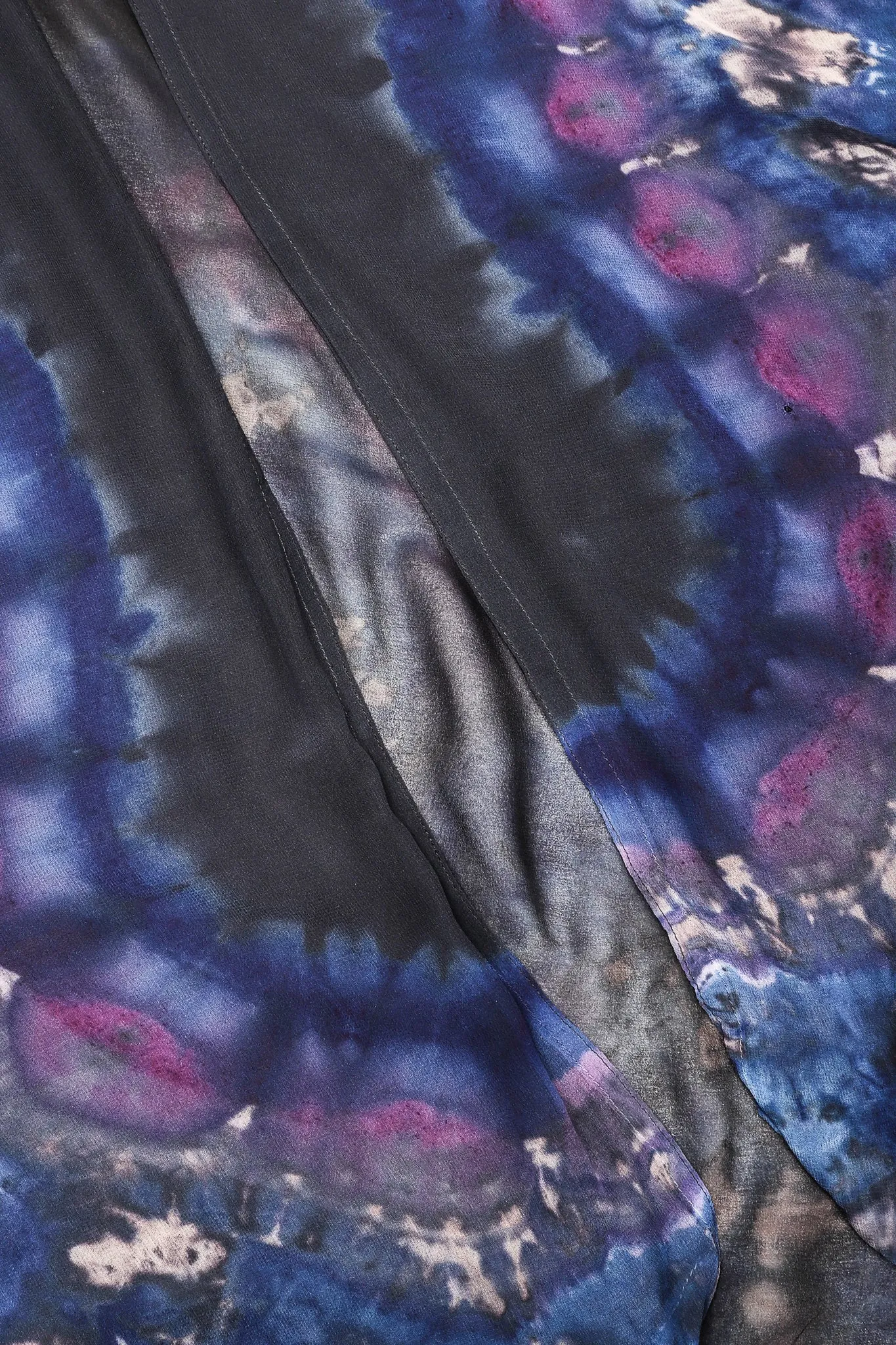 Chiffon Tie-Dye Wrap Skirt