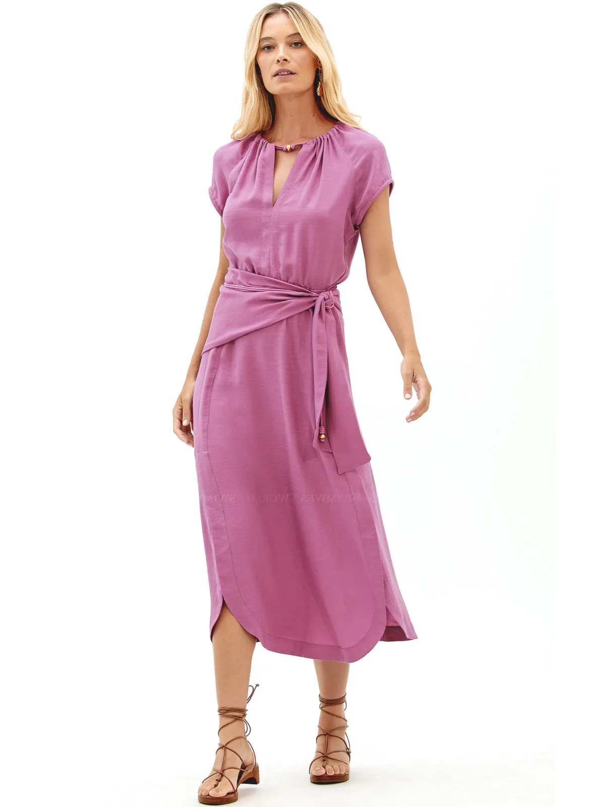 Claire Detail Midi Dress ::RET