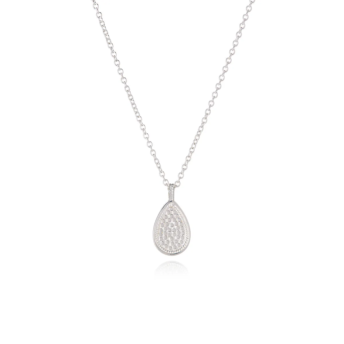 Classic Teardrop Pendant Necklace - Reversible
