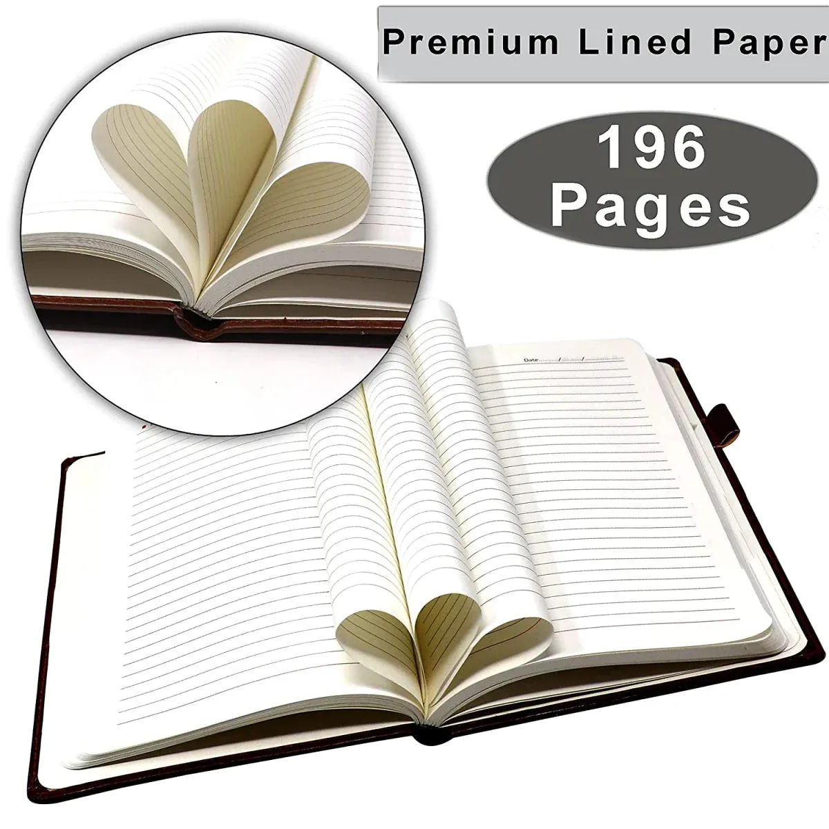 Classy Metal Flip Diary   Classic Metal Pen   Classy Leather Metal Keychain   Classy Card Holder - Brown
