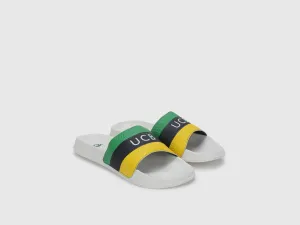 Colorblock Pattern Casual Slippers