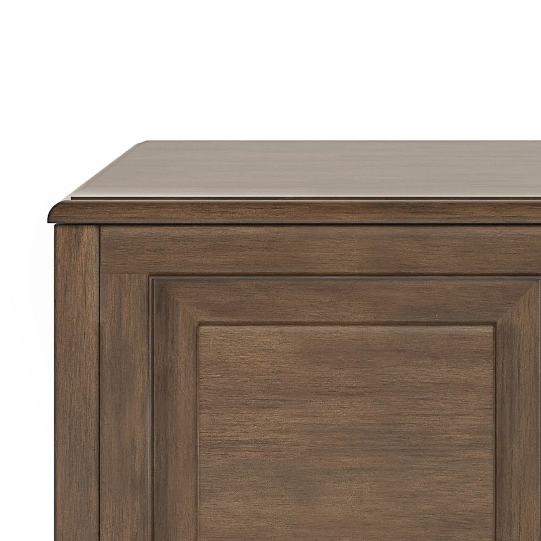 Connaught Wood Flip Top Storage Bench Simpli Home