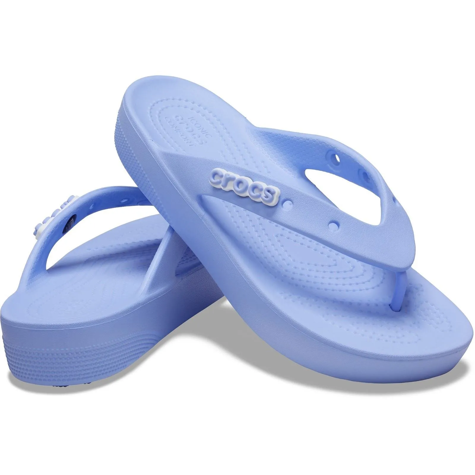 Crocs 207714 Classic Plateau-Flip-Flop für Damen