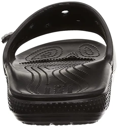 crocs Unisex Adult Classic Black Slipper (207280-001), 8 UK