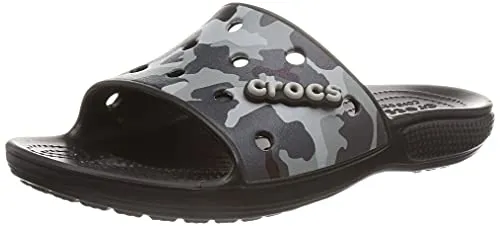 crocs Unisex Adult Classic Black Slipper (207280-001), 8 UK