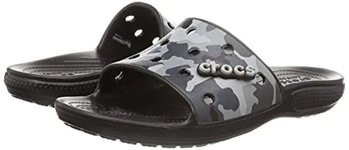 crocs Unisex Adult Classic Black Slipper (207280-001), 8 UK