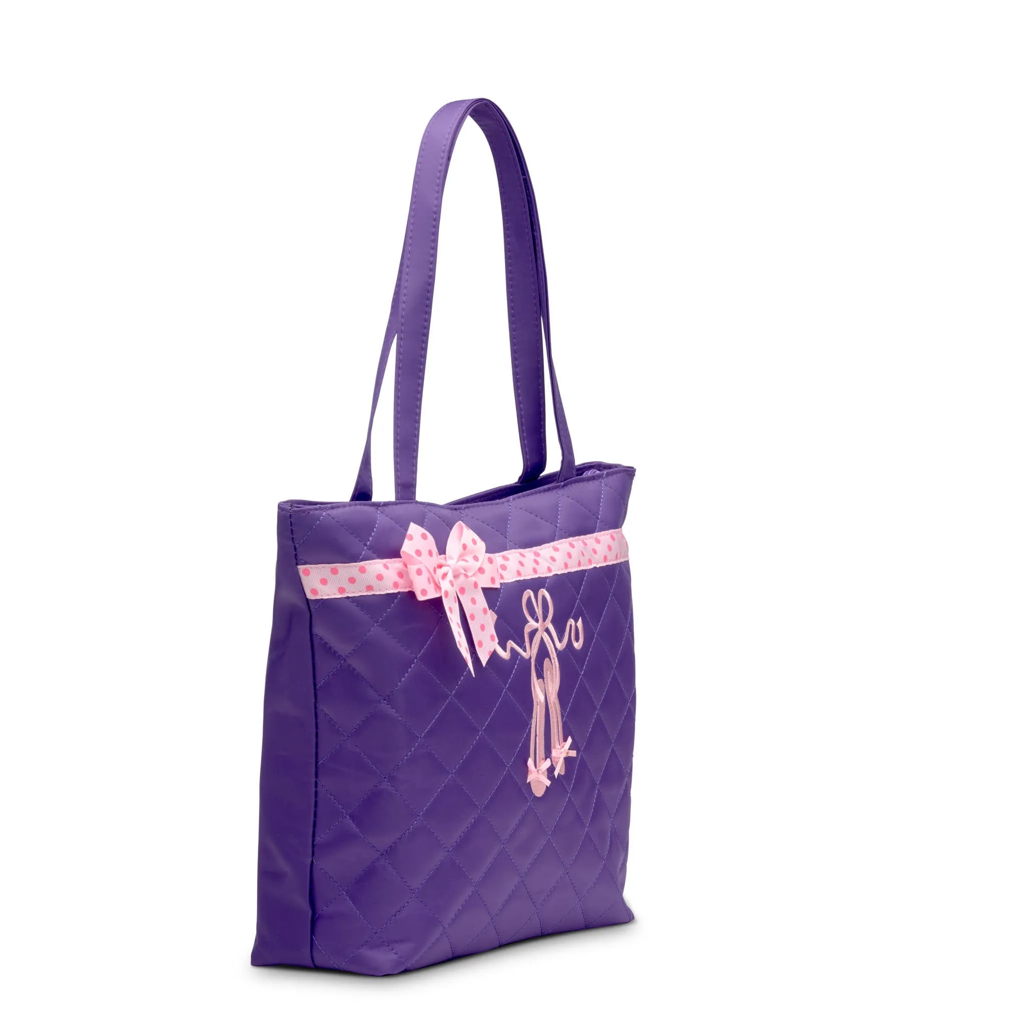 Dance Ballet Slippers Quilted Tote Bag