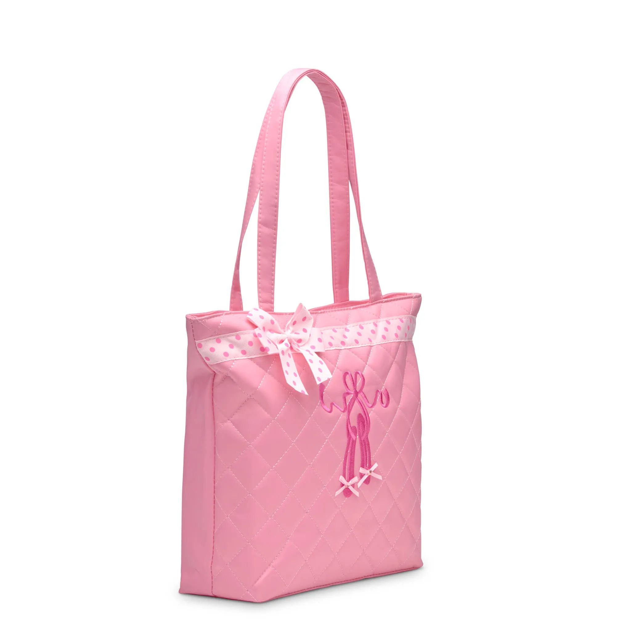 Dance Ballet Slippers Quilted Tote Bag