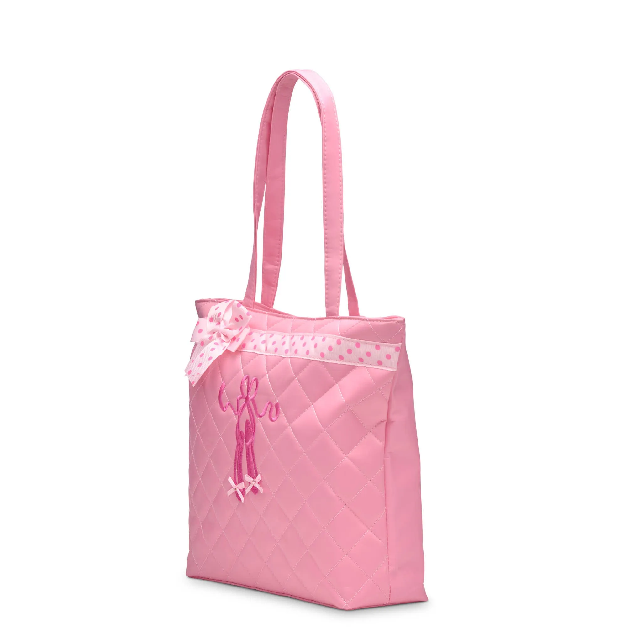 Dance Ballet Slippers Quilted Tote Bag