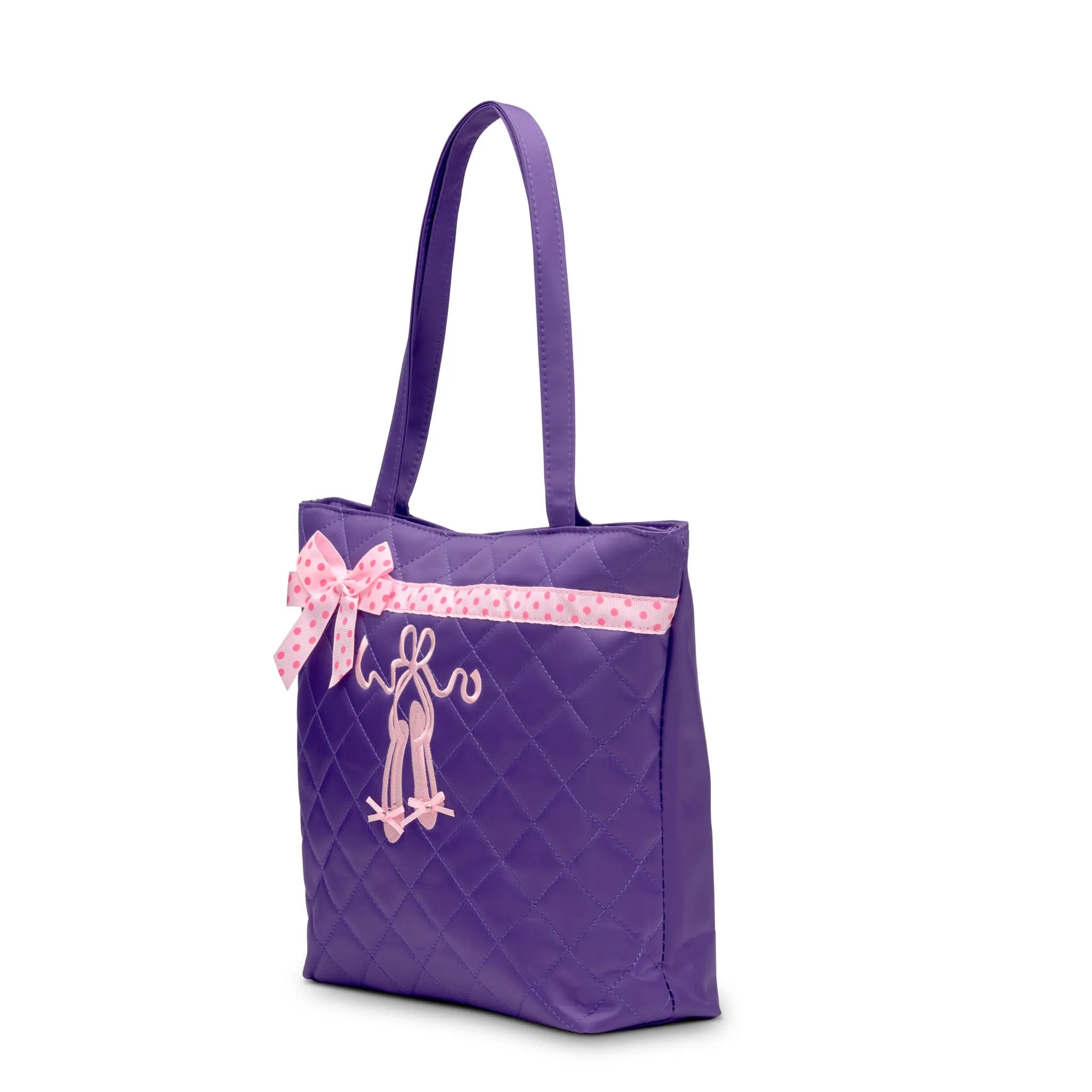 Dance Ballet Slippers Quilted Tote Bag