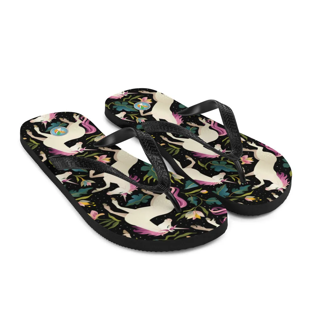 Dancing Unicorns - Flip-Flops