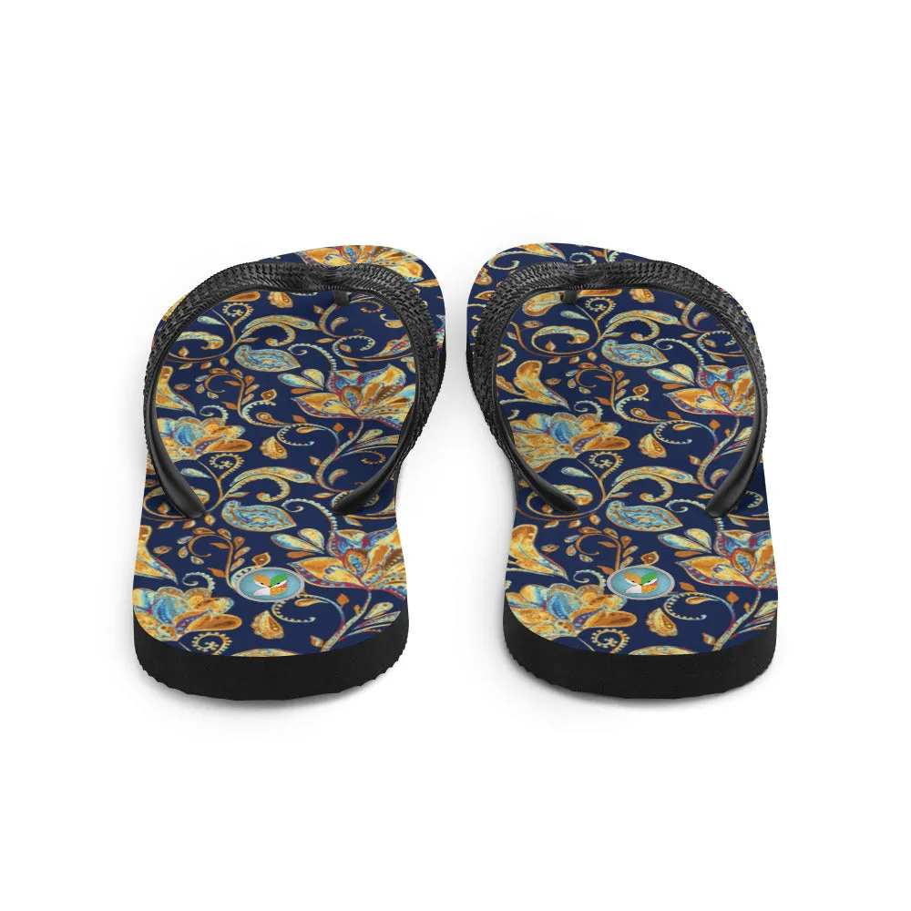 Dark Paisley - Flip-Flops