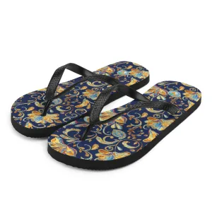 Dark Paisley - Flip-Flops