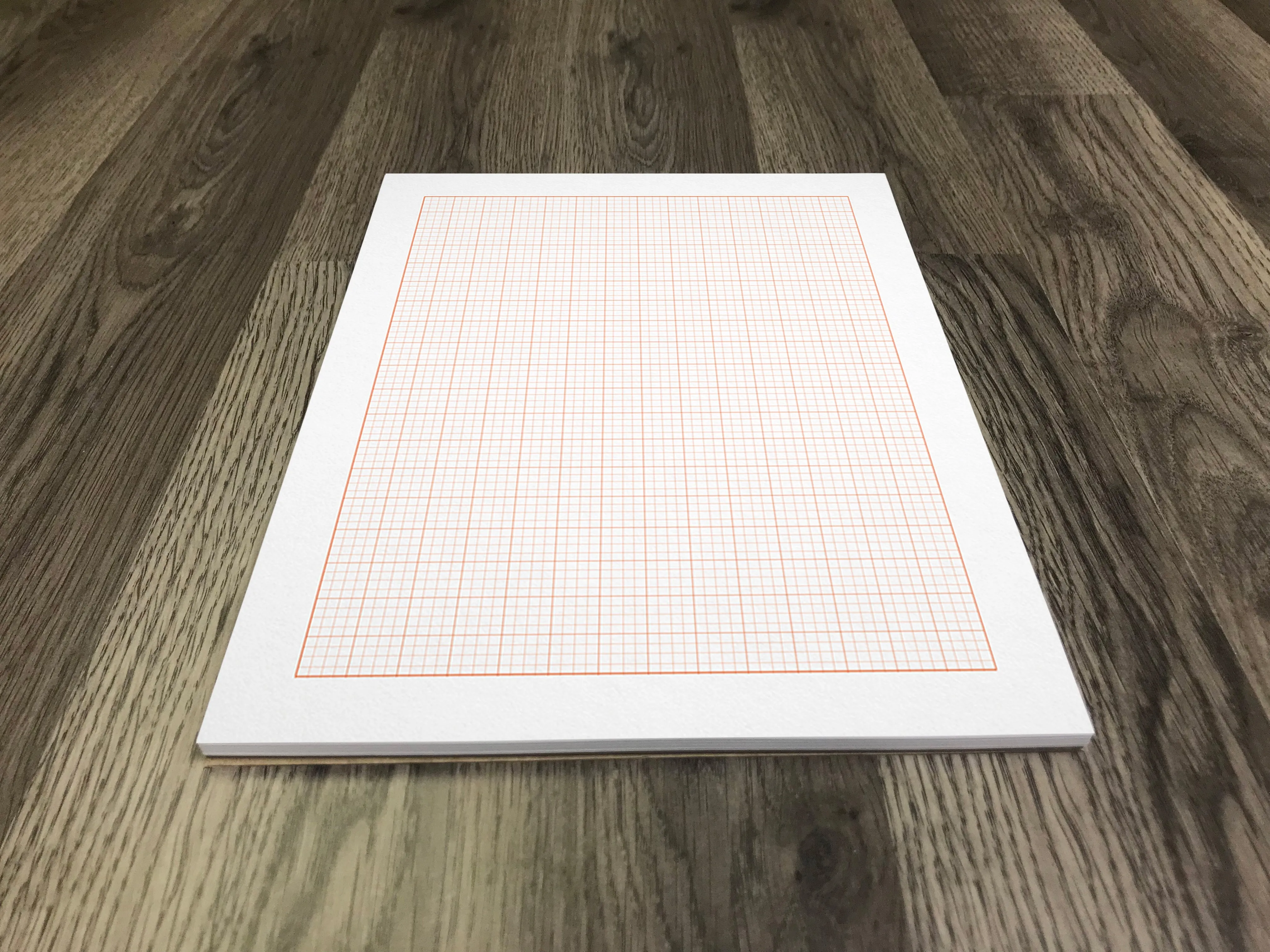 Design Ideation GRID. FLIP COVER Pad. Removable Sheet. Multi-Media. ORANGE GRID. (8.5" x 11") FCP-2550-TS