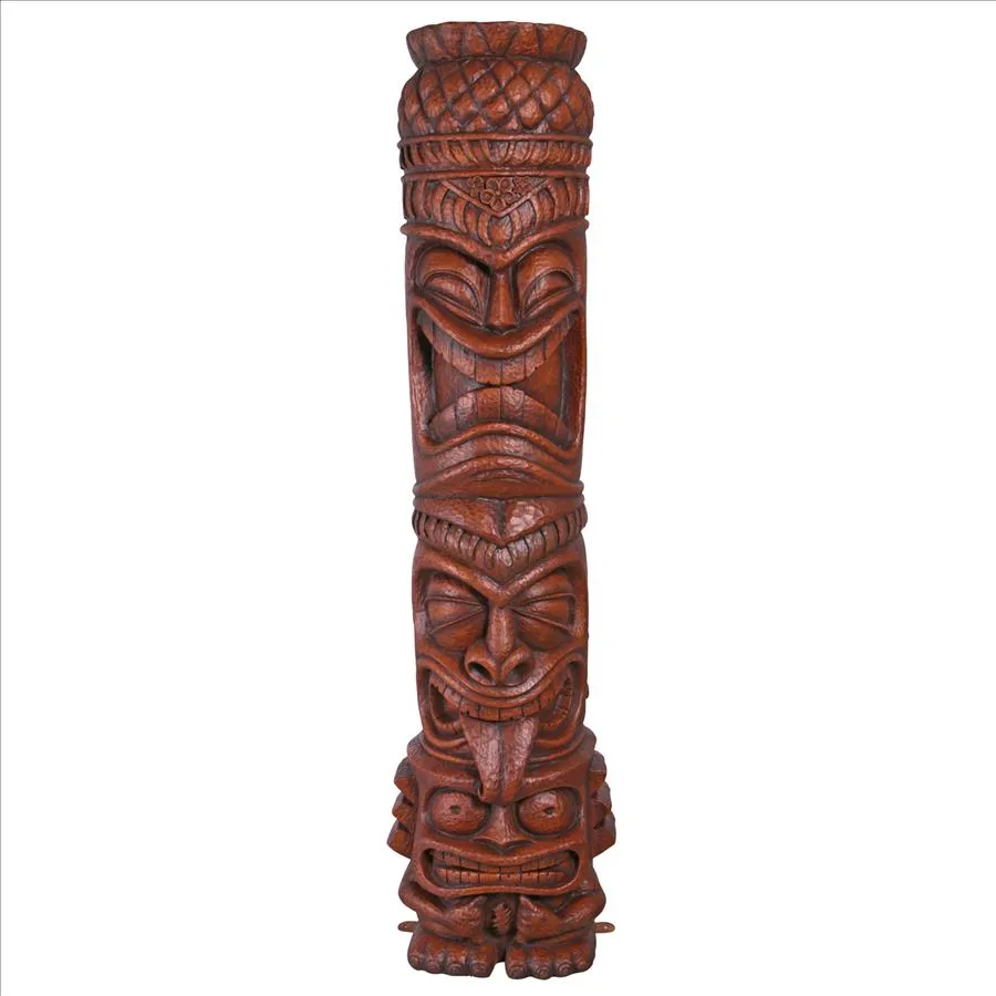Design Toscano- Grand Island Tiki Totem Statue: Each