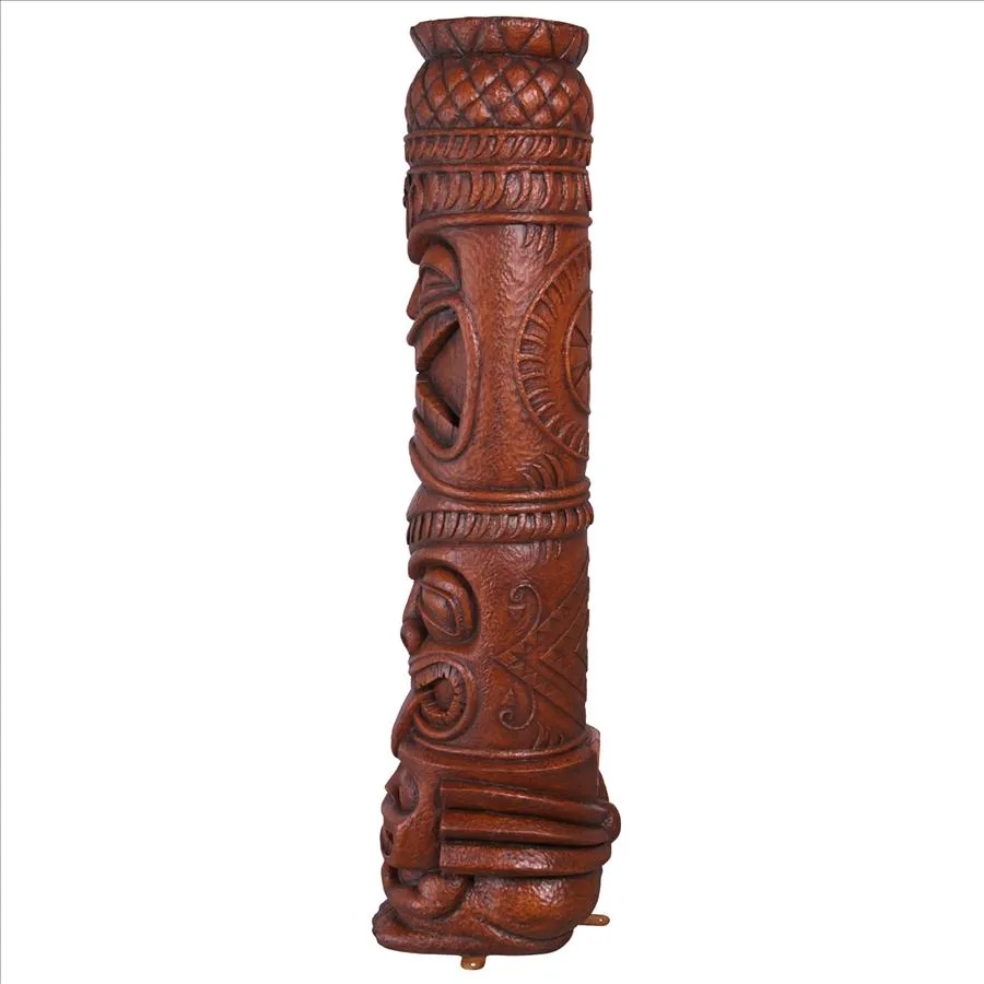 Design Toscano- Grand Island Tiki Totem Statue: Each
