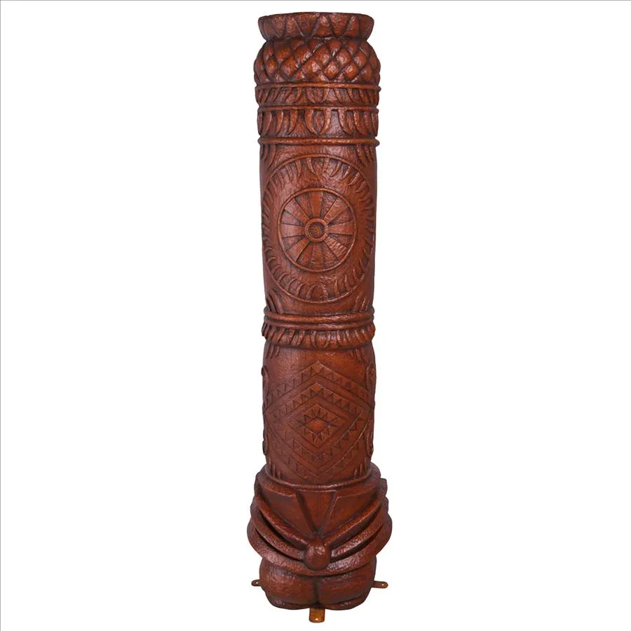 Design Toscano- Grand Island Tiki Totem Statue: Each