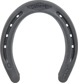Diamond Plain Bronco Steel Horseshoes