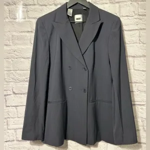 DKNY Navy Blue Wool blend blazer size 12