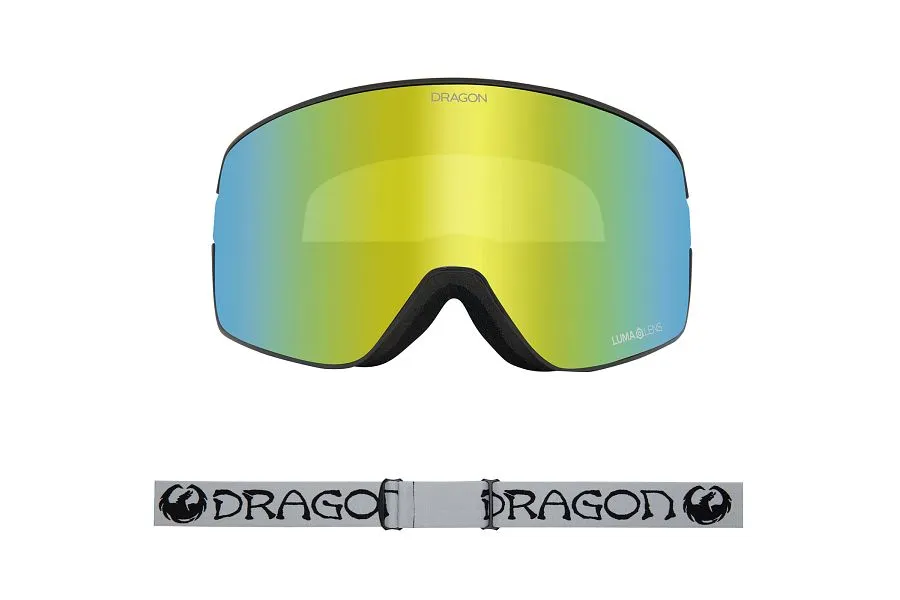 Dragon NFX2 Snow Goggles Classic Grey / Lumalens Gold Ion   Lumalens Amber