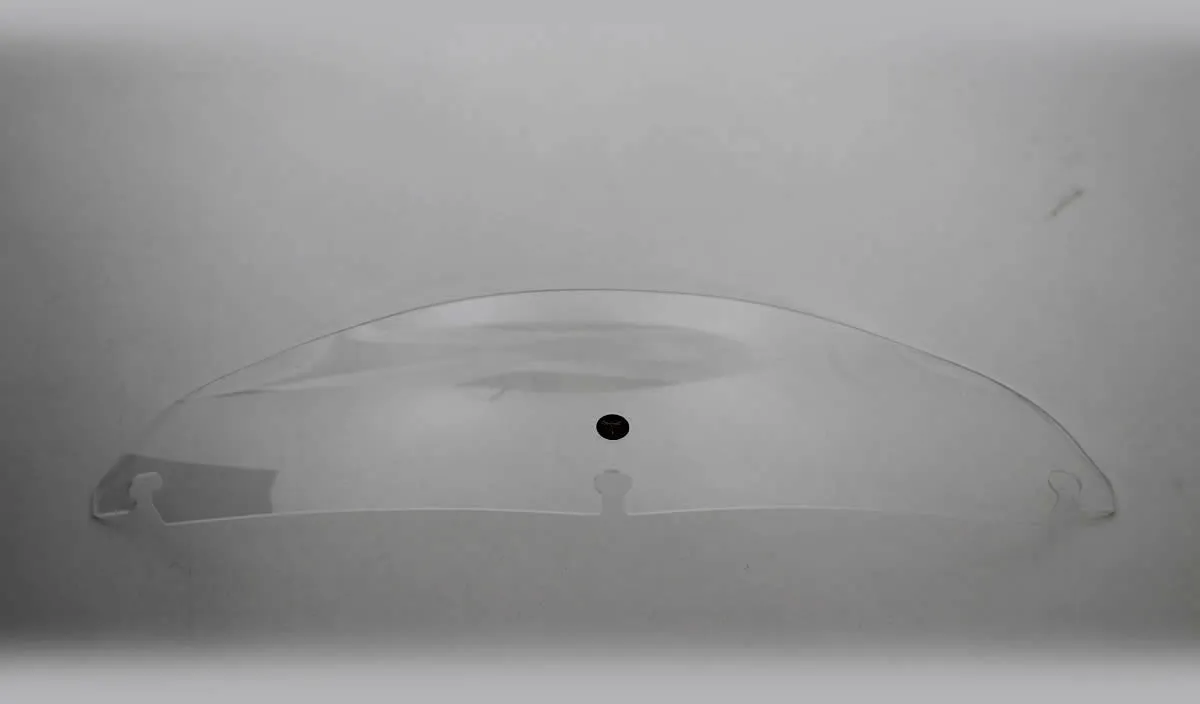Dragonfly Cycle Concepts 12040-17 Flip Out Windshield - 4in. - Clear