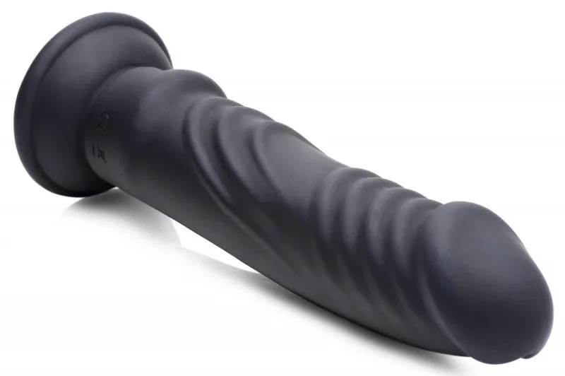 E-Stim and Vibrating  With Remote - Black