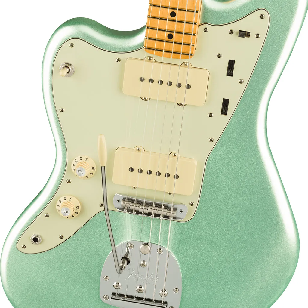 Fender - American Professional II Jazzmaster® Left-Hand - Maple Fingerboard - Mystic Surf Green