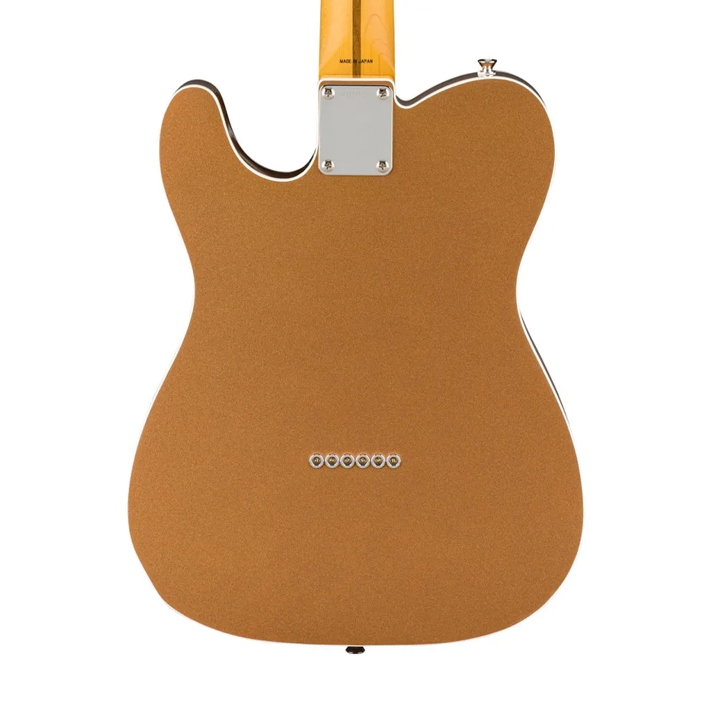 Fender JV Modified 60s Custom Telecaster Electric Guitar, RW FB, Firemist Gold