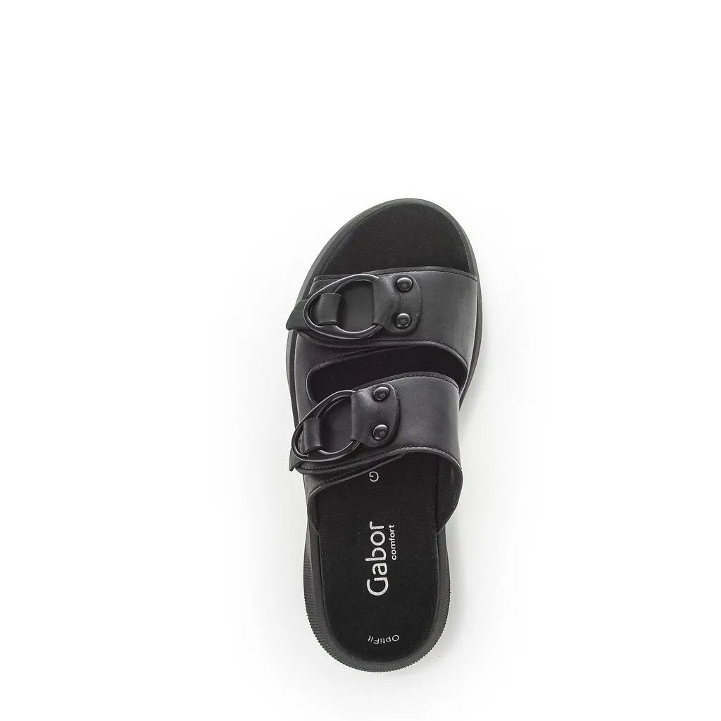 *FINAL SALE*22.861.67 - Black Leather||*VENTE FINALE*22.861.67 - Cuir noir