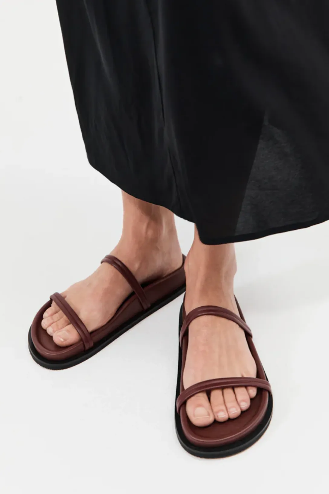 Fine Double Strap Slide | Plum