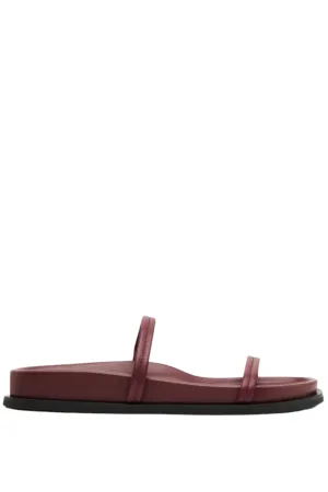 Fine Double Strap Slide | Plum