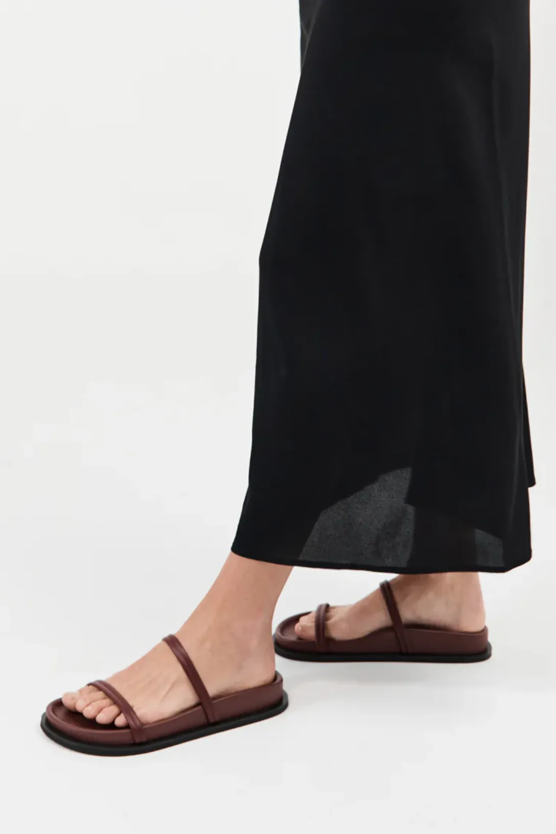 Fine Double Strap Slide | Plum