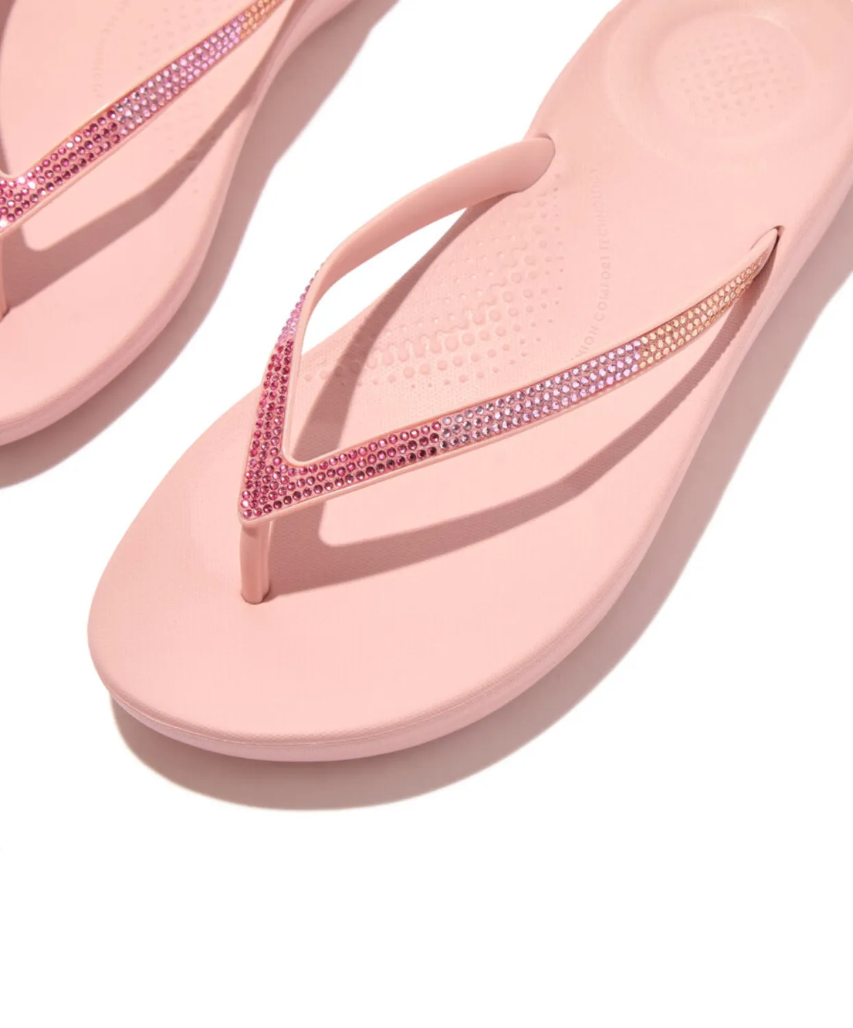 FitFlop IQushion Ombre Sparkle Soft Blush/Wild Raspberry