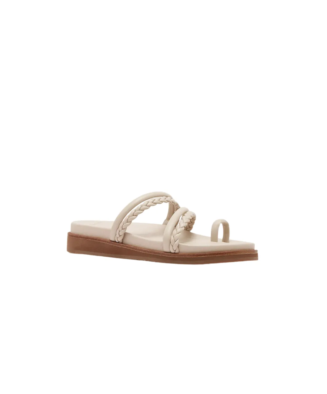 Frankie4 Willow Ecru Braid Slide