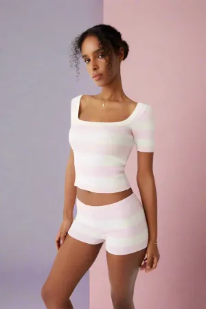 Frankies Bikinis Sunset Knit Ballet Shorts