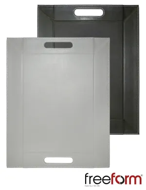 Freeform Tray, Grey/Black, Large