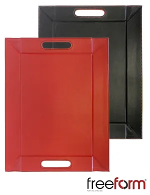 Freeform Tray, Red/Black, Medium