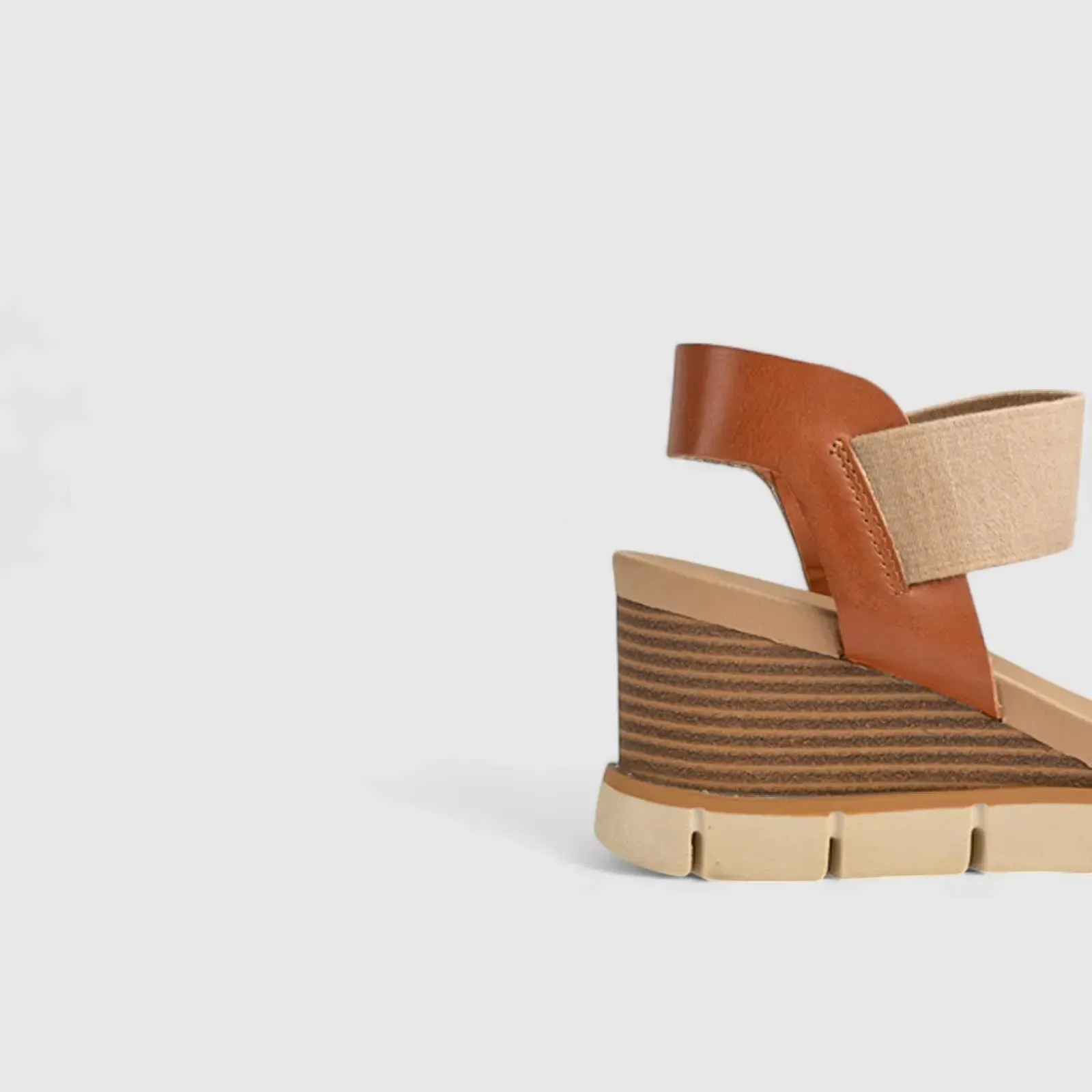 Freja Comfort Wedge Sandal Tan 01370