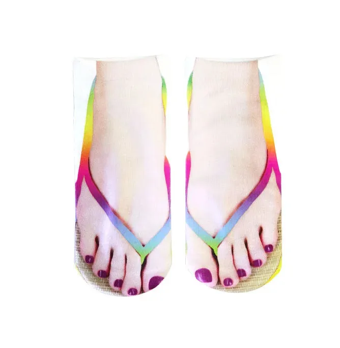 Funny 3D Printed Socks