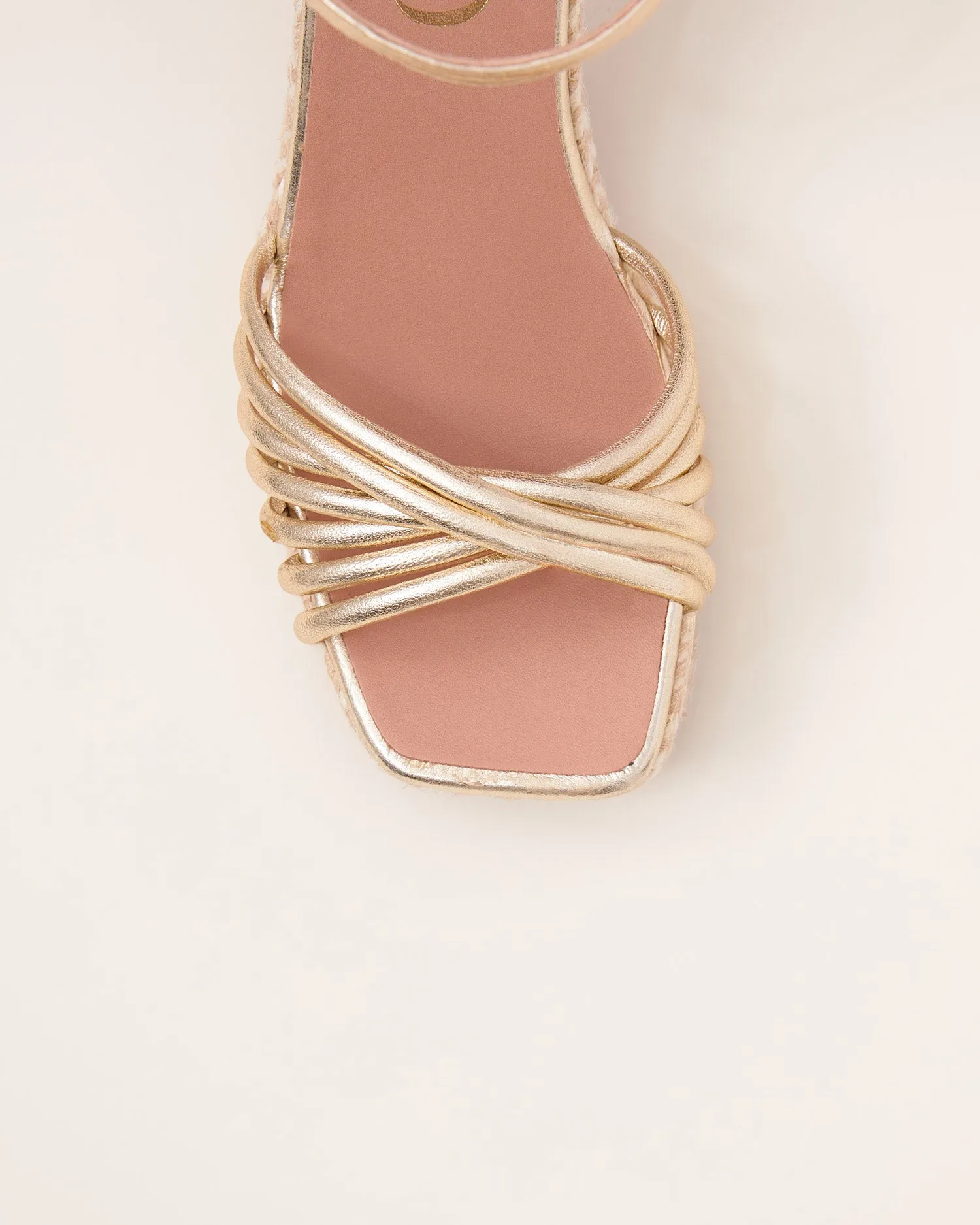 FUSCA Gold heels