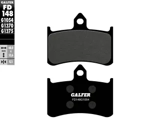 GALFER FD148G1054 Semi-Metallic Brake Pads